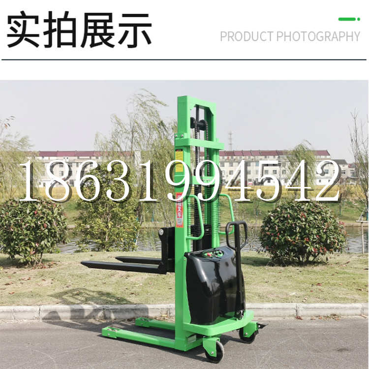 黄州区电动叉车堆高车液压铲车电瓶1吨2吨站驾步行式小型全自动叉车